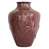 Folk Art Lizard Copper Vase