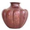 Arts & Crafts Hammered Pumpkin Copper Vase