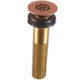 Polished Copper Flat Bathroom Sink Drain MT740-ACP
