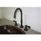 Goose Neck Oil Rubbed Bronze Bathroom Sink Faucet. F120GN-F-OB