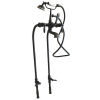 Oil Rubbed Bronze Floor Mount Bathtub Faucet 