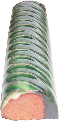 TalaMex Green Talavera Clay Rope Close-Up
