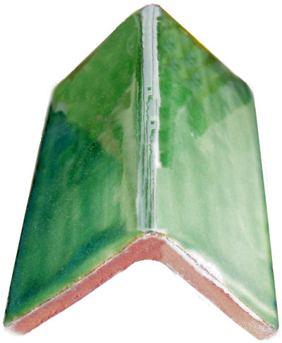 TalaMex Green Talavera Clay V-Cap Close-Up