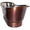 Nickel Plated Smooth Copper Bath Tub