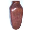 Medium Squared Hammered Copper Vase