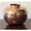 Folk Art Polished Rounded Copper Vase
