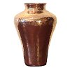Folk Art Polished Round Copper Vase