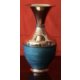 Folk Art TurquoisePatina/Polished Copper Vase