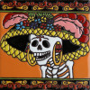 The Lady In Hat. Day-Of-The-Dead Clay Tile
