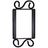 Wrought Iron House Number Frame Colonial 1-Tile