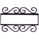 Wrought Iron House Number Frame Colonial 5-Tiles