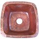 Undermount Natural Hammered Copper Bar Sink