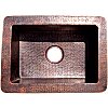 Weathered Hammered Copper Kitchen Sink