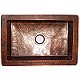 Embossed Apron Hammered Kitchen Copper Kitchen Sink