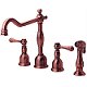 Polished Copper Two-Handle Kitchen Sink Faucet