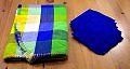 Round Acrylic Fiber Tablecloth with 6 napkins