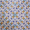 Blue Mesh Mexican Tile Set Backsplash Mural