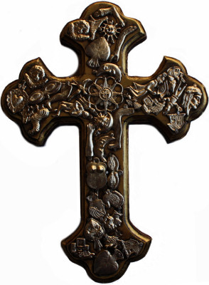 Mexican Miracles Wooden Cross