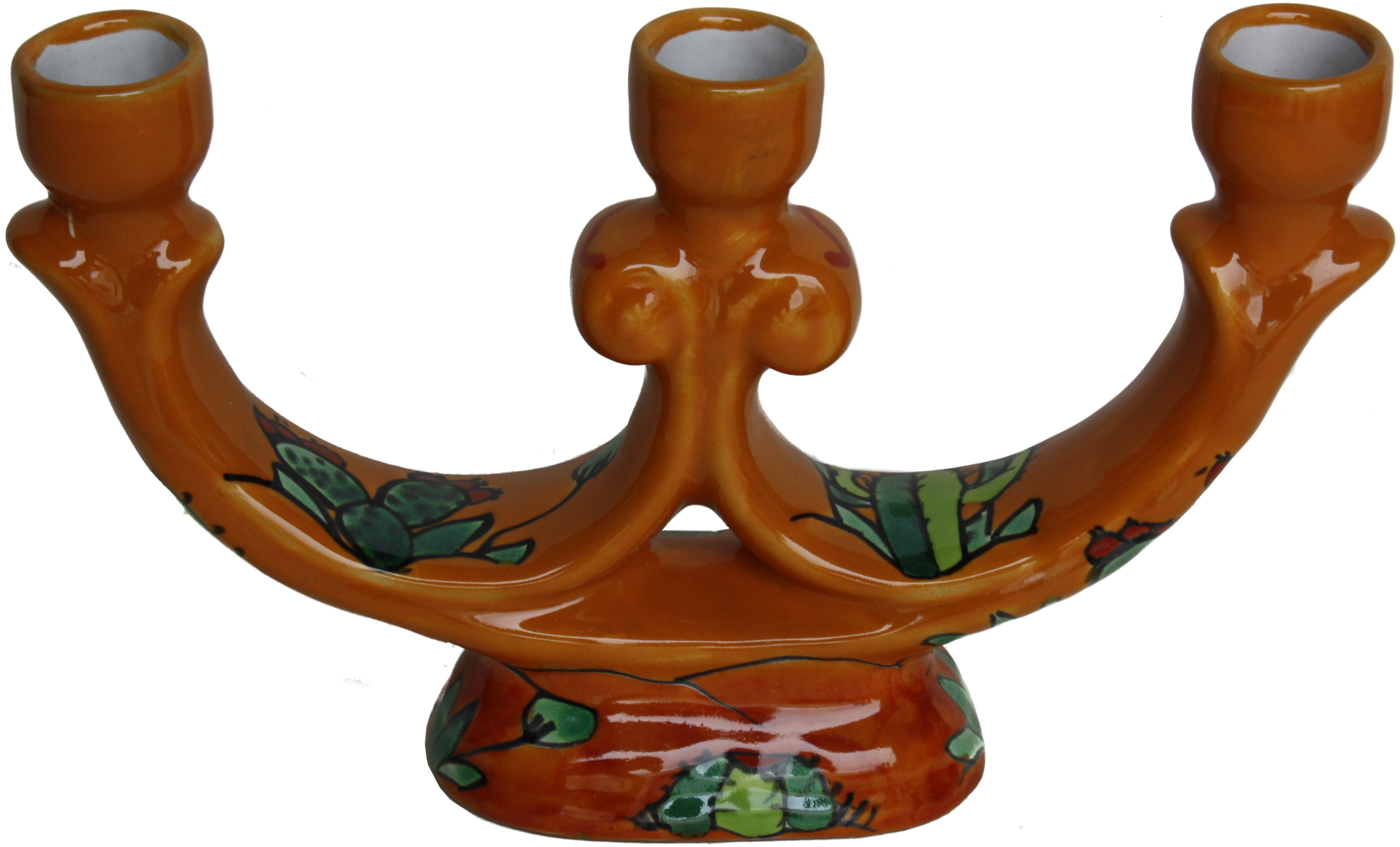 Desert Talavera Ceramic Candle Holder