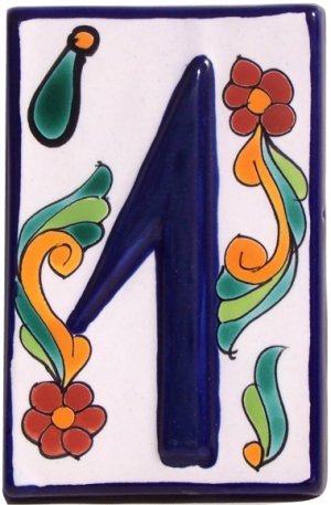 TalaMex Colonial Talavera Ceramic House Number One