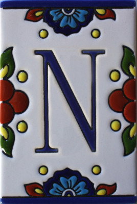 Mission Tile Letter N