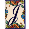 Hacienda Talavera Ceramic House Letter J