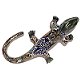 Colorful Garden Ceramic Iguana