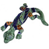 Pansy Garden Ceramic Lizard