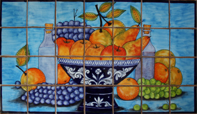 Spring Harvest. Clay Talavera Tile Mural