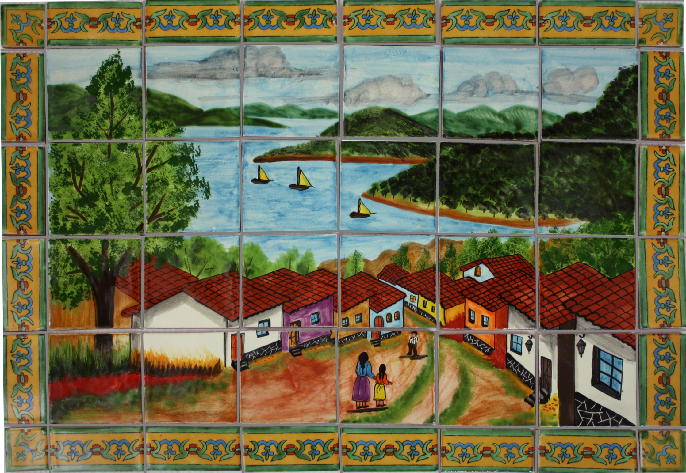 The Lake Talavera Tile Mural