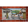 Little Town Mexican Talavera Tile Mural