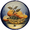 Round Blue II Talavera Ceramic Platter