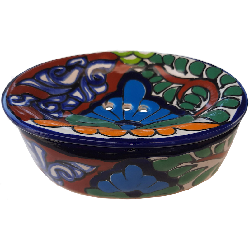Multicolor Talavera Soap Dish