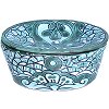 Green/White Talavera Ceramic Soap Dish