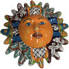 Medium-Sized Rainbow Talavera Ceramic Sun Face