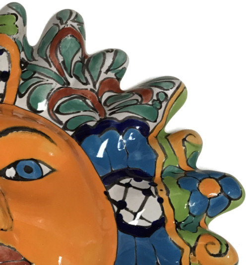 mexican ceramic suns
