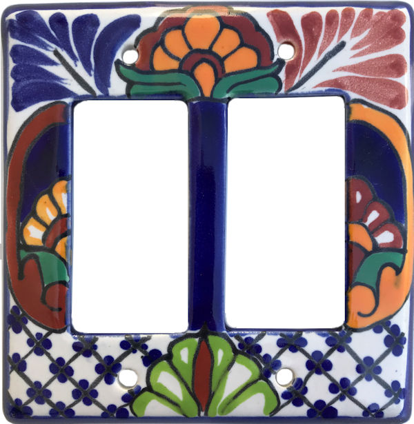 Double Decora Mantel Talavera Switch Plate