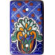 TalaMex Blue Mesh Cover Mexican Talavera Ceramic Switch Plate