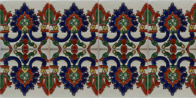 Alhambra Kashana #3 Mexican Tile Close-Up