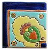 Alhambra Concha Corner Talavera Mexican Tile