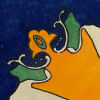 Yellow Bat Corner Talavera Mexican Tile