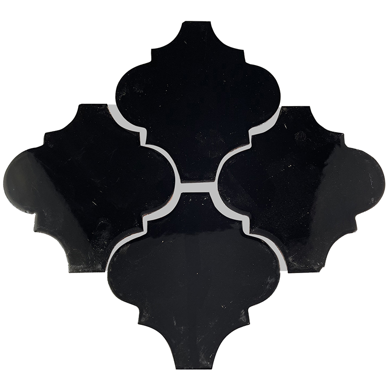 TalaMex Lantern Black Mexican Tile Details