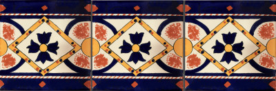 TalaMex Ortega Talavera Mexican Tile Close-Up