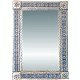 Big Silver Escudo Tile Talavera Tin Mirror