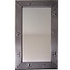 Silver Dragonfly/Frog Embossed Tin Mirror