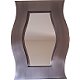 Silver Waved II Tin Mirror