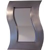 Silver Waved Tin Mirror