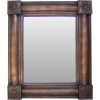 Small Metallic Brown Tin Mirror