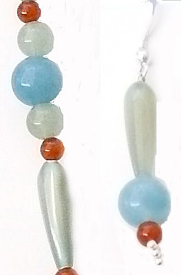 Handmade Amazonite Necklace Close-Up