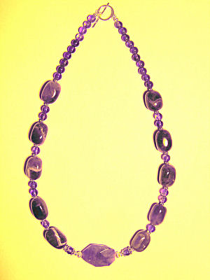 Handmade Amethyst Necklace
